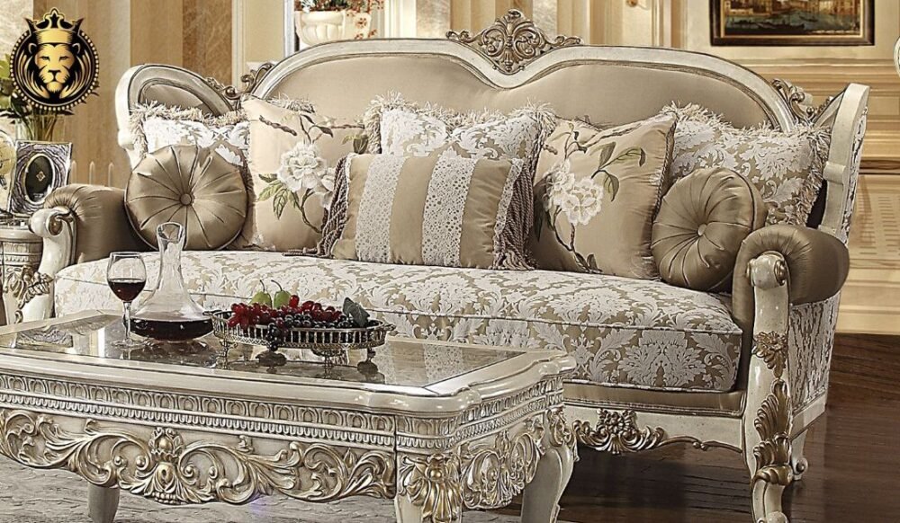 Albuquerque Italian Style Hand Curved Sofa Set