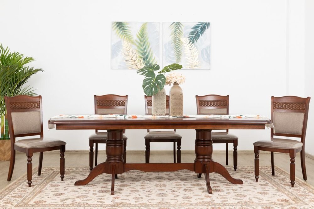 MARJORIE Dining Table + 8 Chairs