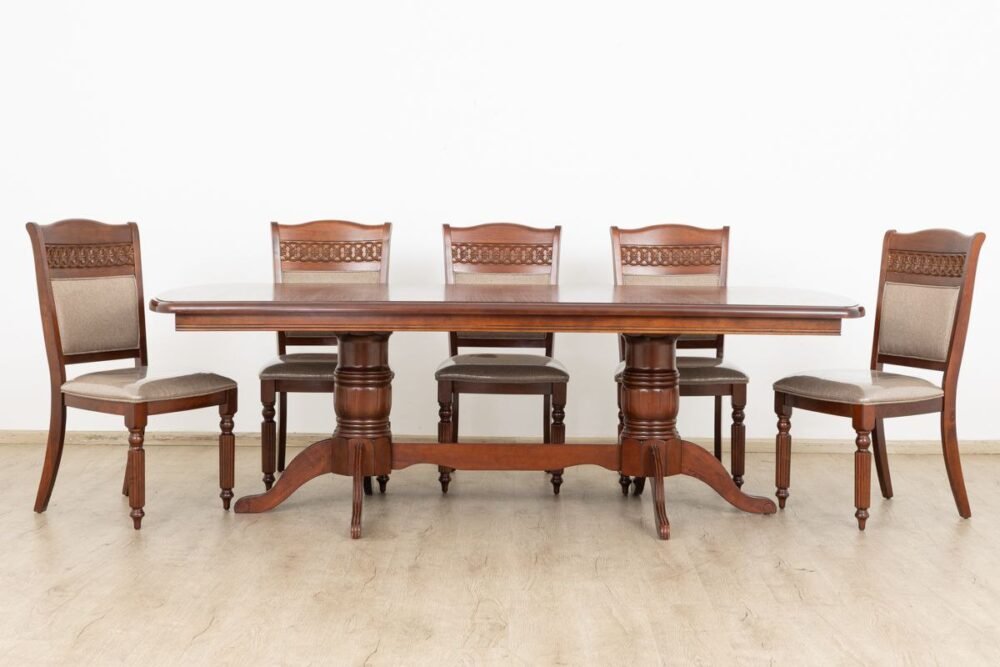 MARJORIE Dining Table + 8 Chairs