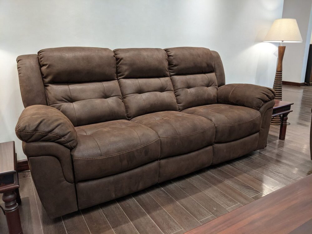 Hudson 7 Seater Recliner in Brown