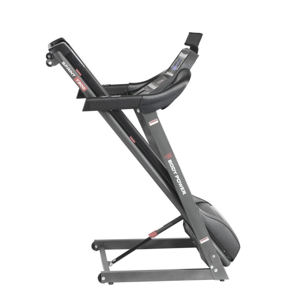 Body Power Sprint T300 Folding Treadmill with Tablet Holder