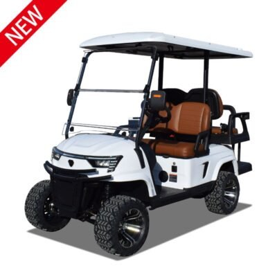 4 seater golf cart E2CJY white