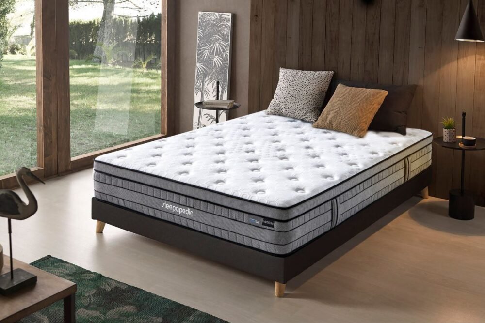 SLEEPAPEDIC Medium King Size Pocket Spring Mattress