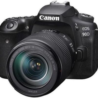 Canon 90D Digital SLR Camera with 18-135 is USM Lens (International Model)